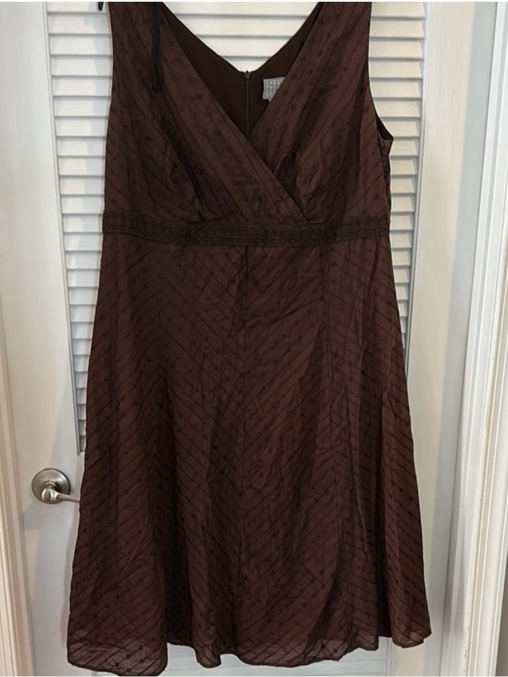 Rabbit Rabbit Rabbit Brown Midi Dress - 16W